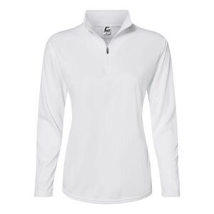 C2 Sport Women�'s Quarter-Zip Pullover / White